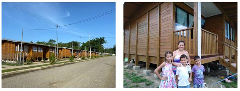 Fotografías del proyecto de vivienda entregado Cartagena en Valle de la Estrella, Limón.